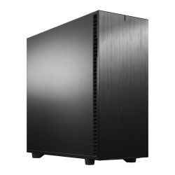 Fractal Design Define 7 XL (Black Solid) Gaming Case, E-ATX, Modular Design, 3 Fans, Fan Hub, Sound Dampening, USB-C