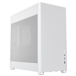 GameMax Meshbox Full WhiteGaming Case, ATX, Mesh Panels, Modular Design, Vertical Airflow Design, No Fans inc., USB-C