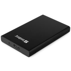 Sandberg (133-89) External 2.5'' SATA Drive Caddy, USB 3.0, Screwless, 5 Year Warranty