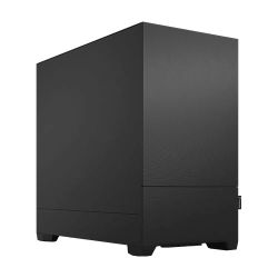 Fractal Design Pop Mini Silent (Black Solid) Gaming Case, Micro ATX, Sound-Damping Steel & Foam, 3 Fans