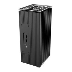 Akasa Turing TN Fanless NUC Case for 11th Gen Intel NUC (Tiger Canyon) Boards, 28W TDP, Position Vertically/Horizontally, M.2 Heatsink