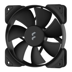 Fractal Design Aspect 12 PWM 12cm Case Fan, Rifle Bearing, Supports Chaining, Aerodynamic Stator Struts, 500-2000 RPM, Black