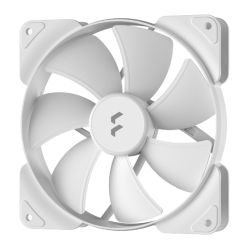 Fractal Design Aspect 14 14cm Case Fan, Rifle Bearing, Supports Chaining, Aerodynamic Stator Struts, 1000 RPM, White