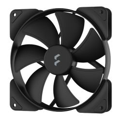 Fractal Design Aspect 14 14cm Case Fan, Rifle Bearing, Supports Chaining, Aerodynamic Stator Struts, 1000 RPM, Black