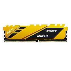 Netac Shadow Yellow, 16GB, DDR4, 3200MHz (PC4-25600), CL16, DIMM Memory