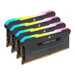 Corsair Vengeance RGB Pro SL 32B Memory Kit (4 x 8GB), DDR4, 3200MHz (PC4-25600), CL16, XMP 2.0, Black