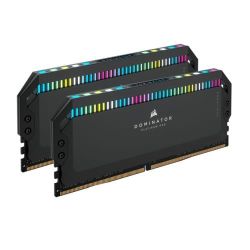 Corsair Dominator Platinum RGB 32GB Kit (2 x 16GB), DDR5, 5200MHz (PC5-41600), CL40, 1.25V, XMP 3.0,PMIC, AMD Optimised, DIMM Memory