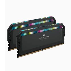 Corsair Dominator Platinum RGB 64GB Kit (2 x 32GB), DDR5, 5600MHz (PC5-44800), CL40, 1.25V, XMP 3.0, PMIC, AMD Optimised, DIMM Memory, Black