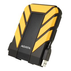 ADATA 1TB HD710 Pro Rugged External Hard Drive, 2.5'', USB 3.1, IP68 Water/Dust Proof, Shock Proof, Yellow