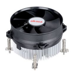 Akasa AK-CCE-7105EP Ultra Quiet Aluminium Heatsink and Fan, Intel 1200/115X/775, Ultra Quiet PWM Fan, 95W TDP