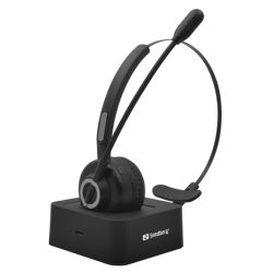 Sandberg Bluetooth Office Headset Pro & Charging Dock, Dual Connection