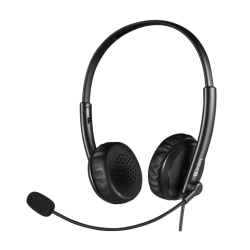 Sandberg USB/3.5mm Jack Headset with Boom Microphone, In-line Controls, 5 Year Warranty