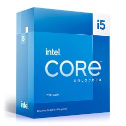 Intel Core i5-13600KF CPU, 1700, 3.5 GHz (5.1 Turbo), 14-Core, 125W (181W Turbo), 10nm, 24MB Cache, Overclockable, Raptor Lake, No Graphics, NO HEATSINK/FAN