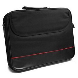 Spire 15.6'' Laptop Carry Case, Black with front Storage Pocket