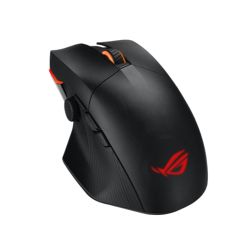 Asus ROG Chakram X Gaming Mouse with Qi Charging, Wired/Wireless/Bluetooth, 36000 DPI, Programmable Joystick, RGB Lighting