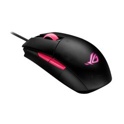 Asus ROG Strix Impact II Gaming Mouse, 400-6200 DPI, Omron Switches, DPI Button, RGB LED, Electro Punk