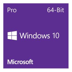 Microsoft Windows 10 Professional 64-bit, OEM DVD, Single Copy