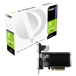 Palit GT710, 2GB DDR3, PCIe2, VGA, DVI, HDMI, Silent, 954MHz Clock, Low Profile (No Bracket)