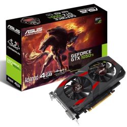 Asus CERBERUS GTX1050 Ti Advanced, 4GB DDR5, PCIe3, DVI, HDMI, DP, 1442MHz Clock OC