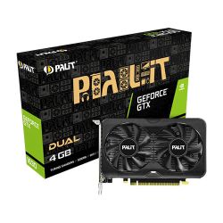 Palit GTX1630 DUAL, PCIe3, 4GB DDR6, HDMI, 2 DP, 1785MHz Clock, Compact