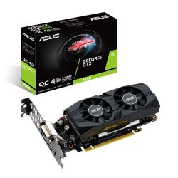 Asus GTX1650 OC, 4GB DDR5, DVI, HDMI, DP, 1740MHz Clock, Overclocked, Low Profile (Bracket Included)