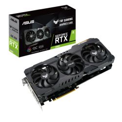 Asus TUF GAMING RTX3060 V2 OC, PCIe4, 12GB DDR6, 2 HDMI, 3 DP, 1882MHz Clock, RGB Lighting, Overclocked. LHR