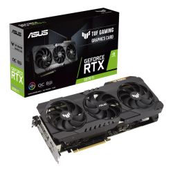 Asus TUF GAMING RTX3070 Ti V2 OC, PCIe4, 8GB DDR6X, 2 HDMI, 3 DP, 1815MHz Clock, RGB, Overclocked