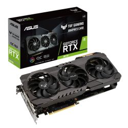 Asus TUF GAMING RTX3070 V2 OC, PCIe4, 8GB DDR6, 2 HDMI, 3 DP, RGB Lighting, 1845 MHz, Overclocked, LHR