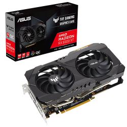 Asus TUF GAMING RX6500 XT OC, 4GB DDR6, PCIe4, HDMI, DP,  2825MHz Clock, RGB, Overclocked