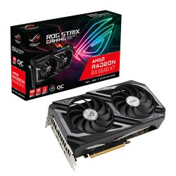 Asus ROG STRIX RX6650 XT V2 OC, 8GB GDDR6, PCIe4, HDMI, 3 DP, 2694MHz Clock, RGB, Overclocked