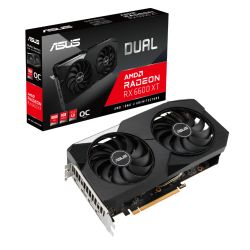 Asus DUAL RX6600 XT OC, 8GB GDDR6, PCIe4, HDMI, 3 DP, 2607MHz Clock, Overclocked