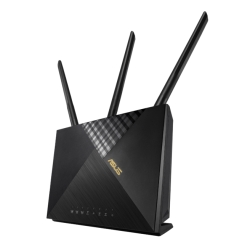 Asus (4G-AX56) Cat.6 300Mbps Dual Band AX1800 4G LTE Router, Wi-Fi 6, Captive Portal, AiProtection, 4 LAN, SIM Slot