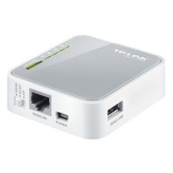 TP-LINK (TL-MR3020) 300Mbps Travel-size Wireless 3G/4G Router, USB, LAN