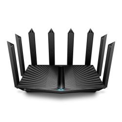 TP-LINK (Archer AX90) AX6600 Wireless Tri-Band Gigabit Wi-Fi 6 Router, 5-Port (1x 2.5G), OFDMA & MU-MIMO, Quad-Core CPU