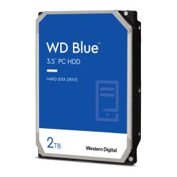 WD 3.5'', 2TB, SATA3, Blue Series Hard Drive, 7200RPM, 256MB Cache, OEM