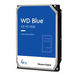 WD 3.5'', 4TB, SATA3, Blue Series Hard Drive, 5400RPM, 256MB Cache, OEM