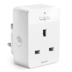 TP-LINK (TAPO P105) Mini Smart Wi-Fi Socket, Remote Access, Scheduling, Away Mode, Voice Control, Support for Higher-Power Appliances