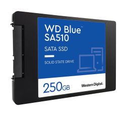 WD 250GB Blue SA510 G3 SSD, 2.5'', SATA3, R/W 555/440 MB/s, 80K/78K IOPS, 7mm