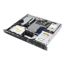 Asus (RS100-E9-PI2) 1U Quiet Barebone Server for Xeon E3-1200, Intel C232, S 1151, 4x DDR4, 2 Bay, 2x M.2, Dual GB LAN, 250W PSU