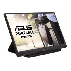 Asus 15.6'' Portable IPS Monitor (ZenScreen MB166C), 1920 x 1080, USB-C, USB-powered, Auto-rotatable, Flicker Free, Blue Light Filter