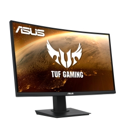 Asus 23.6'' TUF Curved Gaming Monitor (VG24VQE), 1920 x 1080, 1ms, 2 HDMI, DP, 165Hz, FreeSync Premium, Shadow Boost, VESA