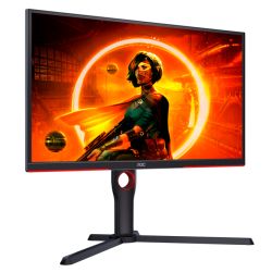 AOC 24.5'' 3-Side Frameless Gaming Monitor (25G3ZM/BK), 1920 x 1080, 0.5ms, 2   HDMI, DP, 240Hz, FreeSync, 6 Game Modes, VESA