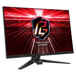 Asrock 31.5'' Phantom Gaming QHD Gaming Monitor (PG32QF2B), 2560 x 1440, 1ms, 2 HDMI, DP, 165Hz, HDR 400, Wi-Fi Antenna, VESA