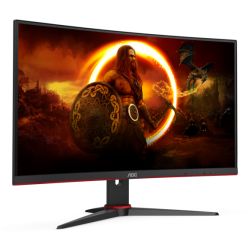 AOC 27'' 3-Side Frameless Curved Gaming Monitor (C27G2ZE/BK), 1920 x 1080, 0.5ms, HDMI, DP, 240Hz, 6 Game Modes, VESA