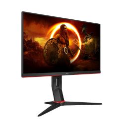 AOC 23.8'' 3-Side Frameless Gaming Monitor (24G2SPU/BK), IPS, 1920 x 1080, 1ms, VGA, HDMI, DP, USB Hub, 165Hz, 6 Game Modes, G-Sync, VESA