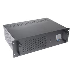 Powercool Off-Line 1500VA 3U Rackmountable UPS, 900W, AVR Energy Saving, DC Cold Start, Alarm, 1x UK Socket, 3 x IEC, 2x RJ45, 1x USB, LCD Monitoring