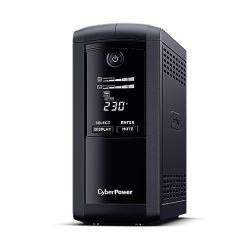 CyberPower Value Pro 700VA Line Interactive Tower UPS, 390W, LCD Display, 6x IEC, AVR Energy Saving, 1Gbps Ethernet