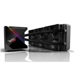 Asus ROG Ryujin 360mm Liquid CPU Cooler, 3 x 12cm Noctua Industrial PPC PWM Fan, Full Colour OLED Display, RGB