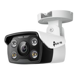 TP-LINK (VIGI C340 4MM) 4MP Outdoor Full-Colour Bullet Network Camera w/ 4mm Lens, PoE, Spotlight LEDs, Smart Detection, Two-Way Audio, H.265+